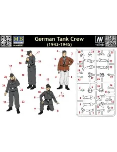 Deutsche Panzerbesatzung Set I, 1/35 - Master Box Ltd. 3507 2