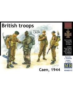 Britische Truppen Caen 1944, 1/35 - Master Box Ltd. 3512