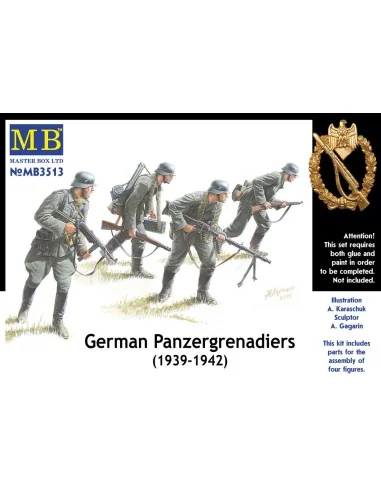 Deutsche Panzergrenadiere 1939-42, 1/35 - Master Box Ltd. 3513