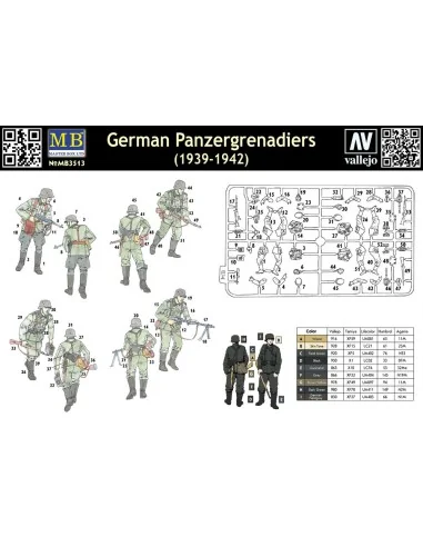 Deutsche Panzergrenadiere 1939-42, 1/35 - Master Box Ltd. 3513