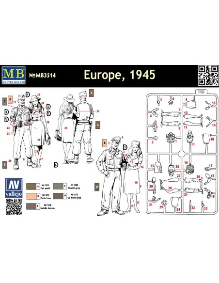 V-Day Europe 1945, 1/35 - Master Box Ltd. 3514