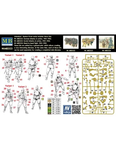 Soviet Infantry in action 1941-1942 Eastern Front Series, 1/35 - Ma...