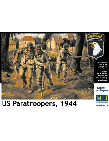 U.S. Paratroopers 1944, 1/35 - Master Box Ltd. 3511