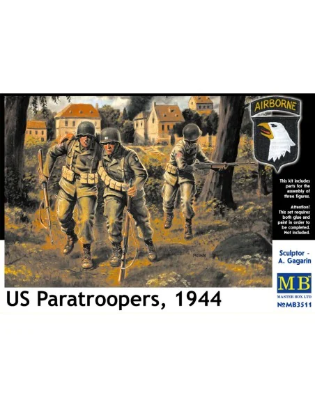 U.S. Paratroopers 1944, 1/35 - Master Box Ltd. 3511