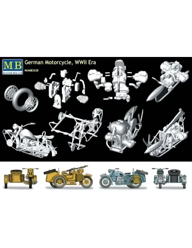 BMW R75 Sidecar, 1/35 - Master Box Ltd. 3528