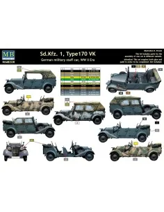 Sd.Kfz.1 Type 170 VK, German staff car, 1/35 - Master Box Ltd. 3530 2