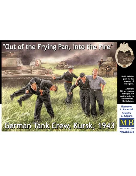 German Tankmen Kursk 1943, 1/35 - Master Box Ltd. 3536