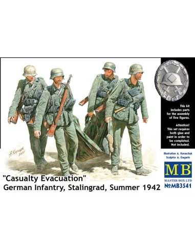 German Infantry Stalingrad Summer 1942 Casualty Evacuation, 1/35 - ...