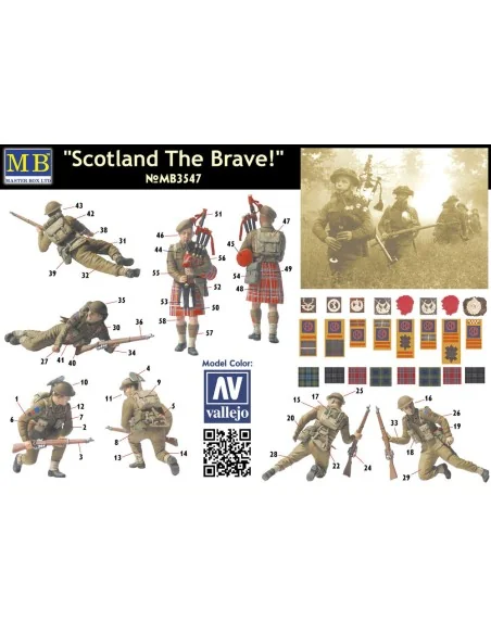 Scotland, the braves!, 1/35 - Master Box Ltd. 3547