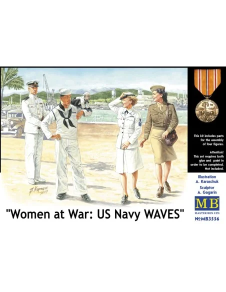Woman at war: US Navy WAVES, 1/35 - Master Box Ltd. 3556