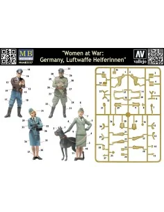 Woman at war: Germany, Luftwaffe Helferi, 1/35 - Master Box Ltd. 3557 2
