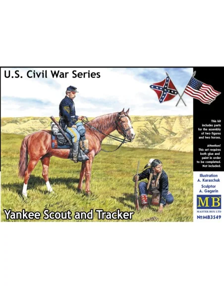 Yankee Scout and Tracker, U.S. Civil War, 1/35 - Master Box Ltd. 3549