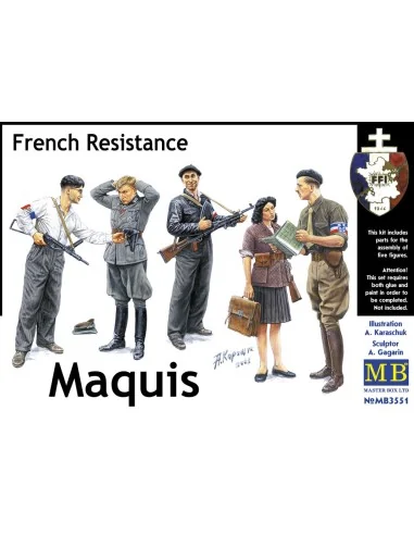 Maquis, French Resistance, 1/35 - Master Box Ltd. 3551