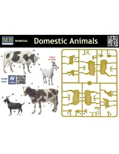 Domestic animals, 1/35 - Master Box Ltd. 3566 2