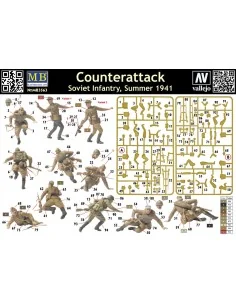 Counterattack, Soviet infantry, 1941, 1/35 - Master Box Ltd. 3563 2