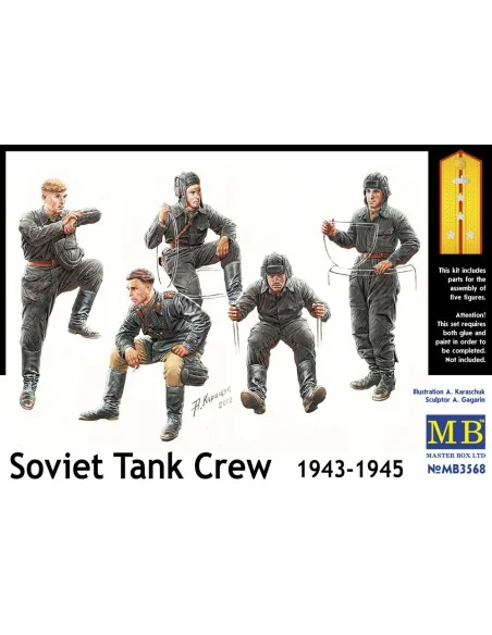 Soviet tank crew, 1943-1945, 1/35 - Master Box Ltd. 3568