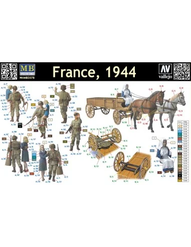 France, 1944, 1/35 - Master Box Ltd. 3578