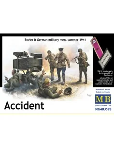 Accident. Soviet & German military men, 1/32 - Master Box Ltd. 3590