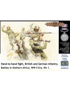 Hand-to-Hand fight, Brit. & Germ. infr., 1/35 - Master Box Ltd. 3592