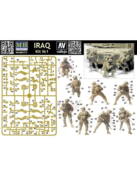 USMC Team Irak vol. 1, 1/35 - Master Box Ltd. 3575