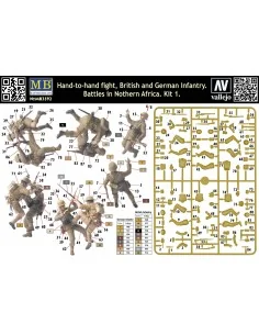 Hand-to-Hand fight, Brit. & Germ. infr., 1/35 - Master Box Ltd. 3592 2