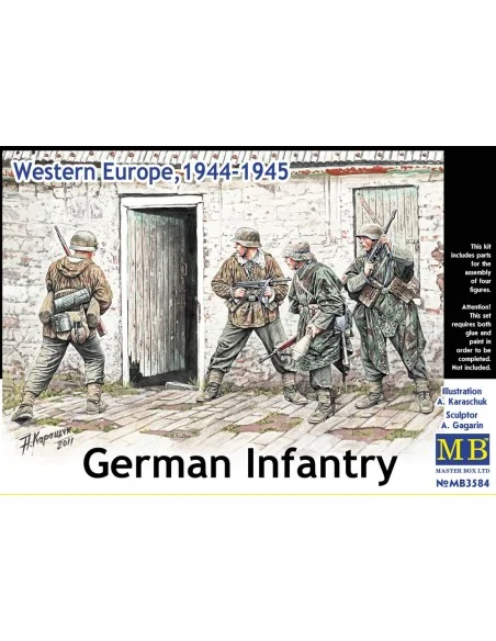 German Infantry, Western Europe, 1944-45, 1/35 - Master Box Ltd. 3584