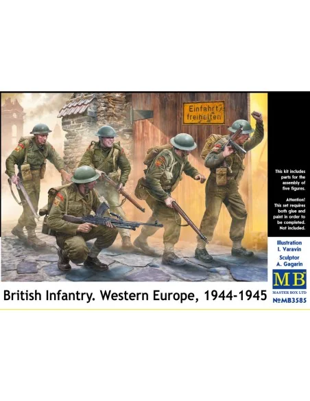British Infantry. Western Europe. 1944-1945, 1/35 - Master Box Ltd....