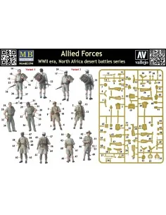 Allied Forces. N.Africa desert battles.s, 1/35 - Master Box Ltd. 3594 2
