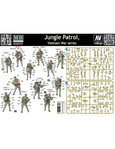 Jungle patrol, Vietnam War series, 1/35 - Master Box Ltd. 3595 2