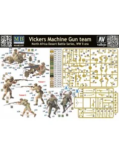 Vickers machine-gun crew, Desert battle, 1/35 - Master Box Ltd. 3597 2