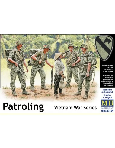 Patroling, Vietnam, 1/35 - Master Box Ltd. 3599
