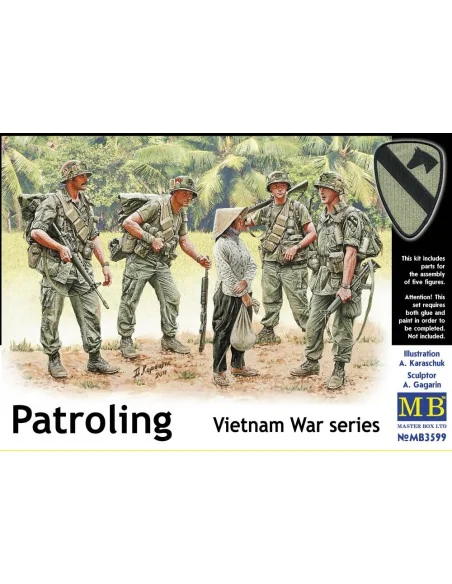 Patroling, Vietnam, 1/35 - Master Box Ltd. 3599