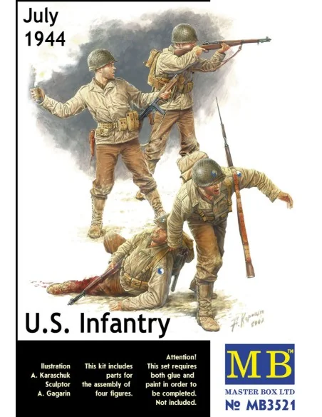 US Infantry 1944-45, 1/35 - Master Box Ltd. 3521
