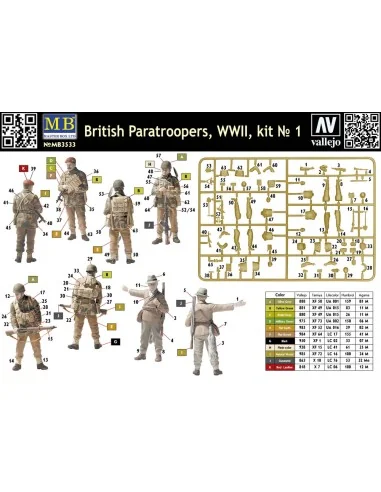British Paratroopers WWII Operation Market Garden 1944, 1/35 - Mast...