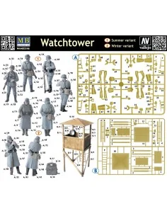 Watch Tower' w/4 figs, 1/35 - Master Box Ltd. 3546 2