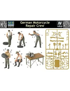 German Motorcycle repair team, 1/35 - Master Box Ltd. 3560 2