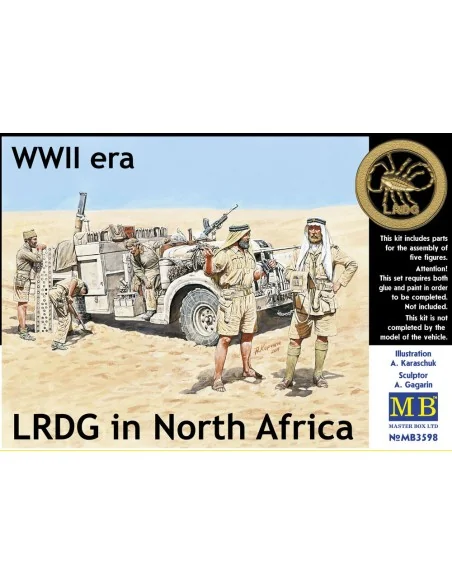 LRDG in Northern Africa, 1/35 - Master Box Ltd. 3598