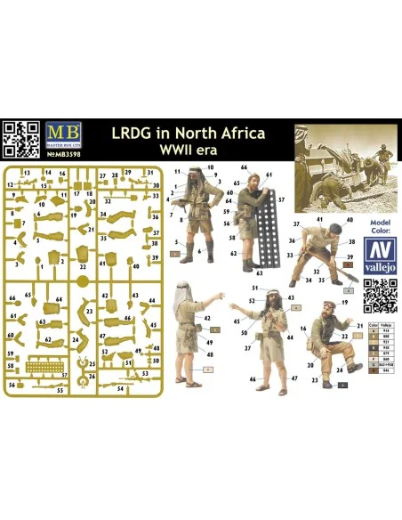 LRDG in Northern Africa, 1/35 - Master Box Ltd. 3598