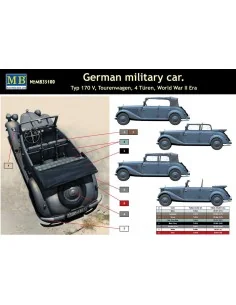 Germ. military car Typ 170V Tourenwagen, 1/35 - Master Box Ltd. 35100 2
