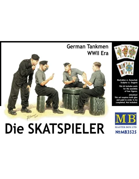 Skatspieler, 1/35 - Master Box Ltd. 3525