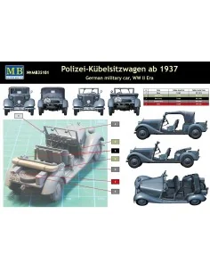 Polizei-Kubelsitzwagen ab 1937 mil. car, 1/35 - Master Box Ltd. 35101 2