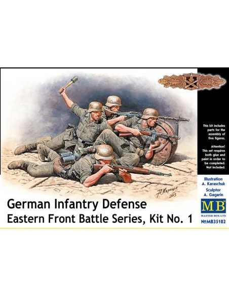 German infantry defense, Eastern Front, 1/35 - Master Box Ltd. 35102