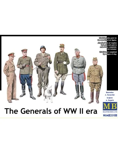 The Generals of WWII, 1/35 - Master Box Ltd. 35108