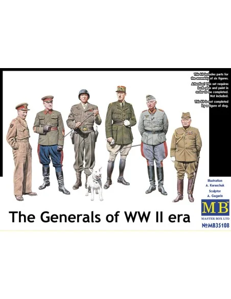 The Generals of WWII, 1/35 - Master Box Ltd. 35108