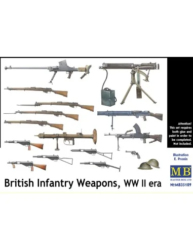 British infantry weapons, WWII era, 1/35 - Master Box Ltd. 35109