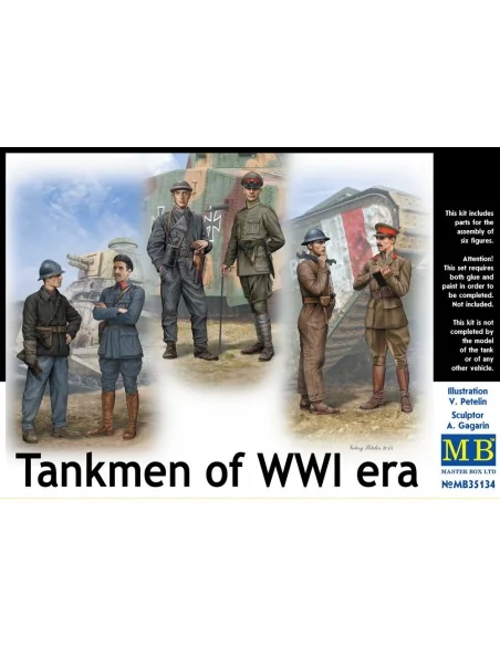WWI Tankmen, 1/35 - Master Box Ltd. 35134