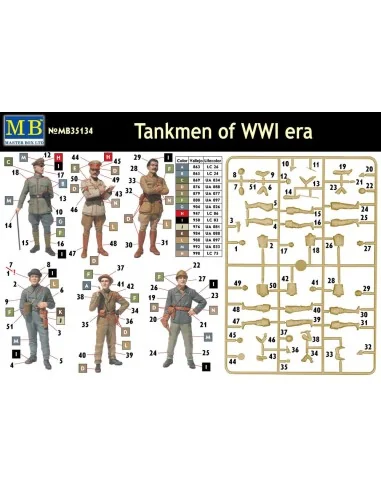 WWI Tankmen, 1/35 - Master Box Ltd. 35134