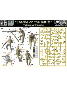Charlie on the left!!! Vietnam war kit, 1/35 - Master Box Ltd. 35105 2