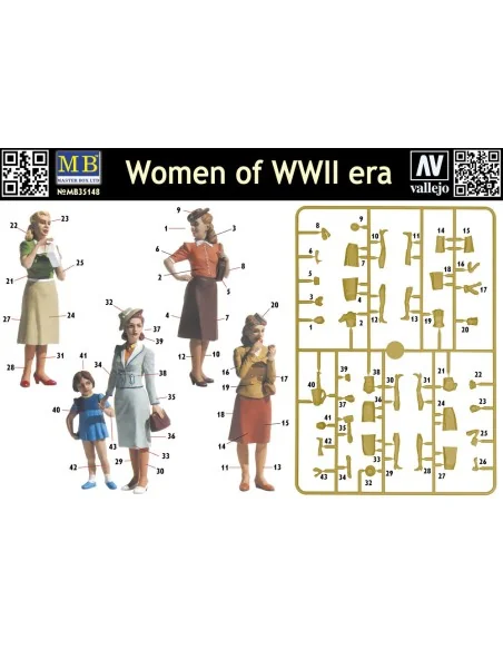 Women of WWII, 1/35 - Master Box Ltd. 35148