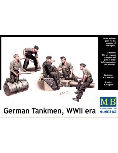 German tankmen, WWII era, 1/35 - Master Box Ltd. 35160